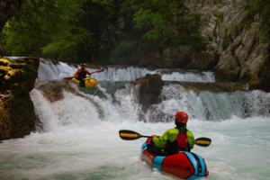 Packrafty na řece Mrežnica